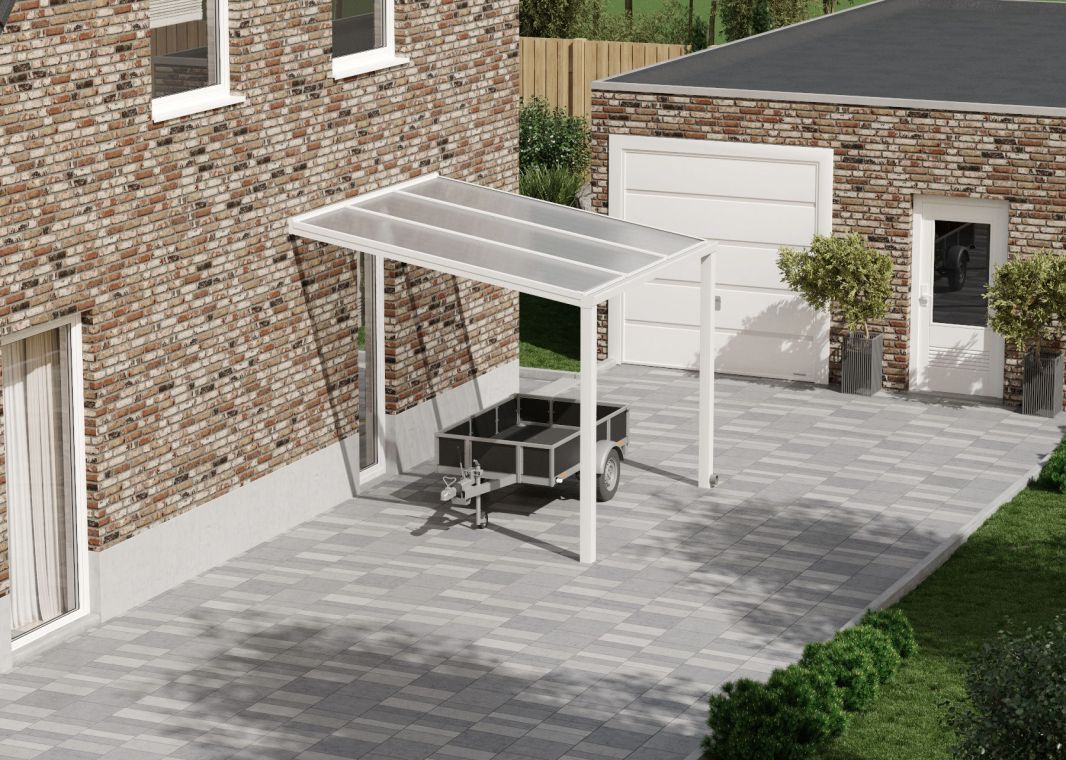 Flacher Carport - 00 flacher carport weiss 3000 verasol - fl-carport-3000x3055-weiss