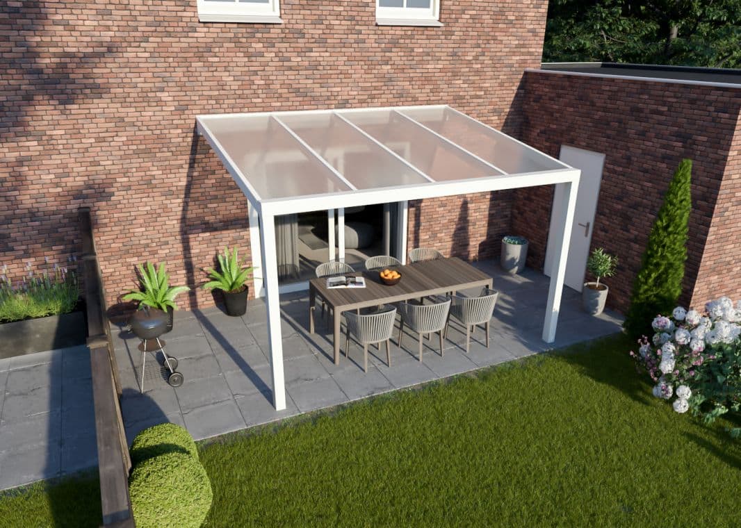 Greenline Terrassendach - 01 greenline wit 400x355 verasol 1 - greenline-weiss-4000x3555