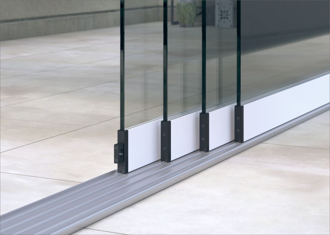 Profiline Glasschiebewand (4 spurig) - 01 profiline schiebewand weiss 4spurig verasol 3 - pl-gsw-4sp-4500-weiss