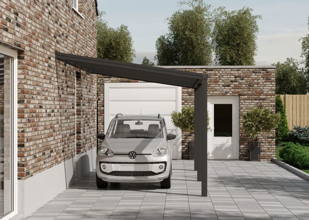 Flacher Carport - 02 flacher carport anthrazit 5000 verasol 2 - fl-carport-5000x3555-ant
