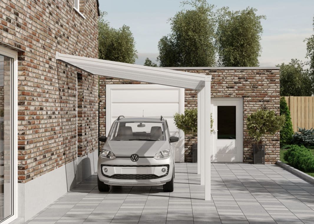 Flacher Carport - 02 flacher carport weiss 5000 verasol 1 - fl-carport-5000x3055-weiss