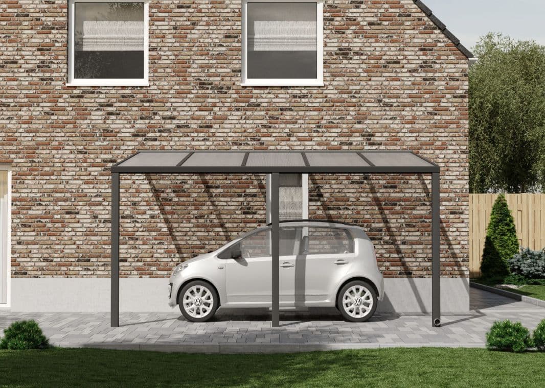 Flacher Carport - 03 flacher carport anthrazit 5000 verasol 3 - fl-carport-5000x4055-ant