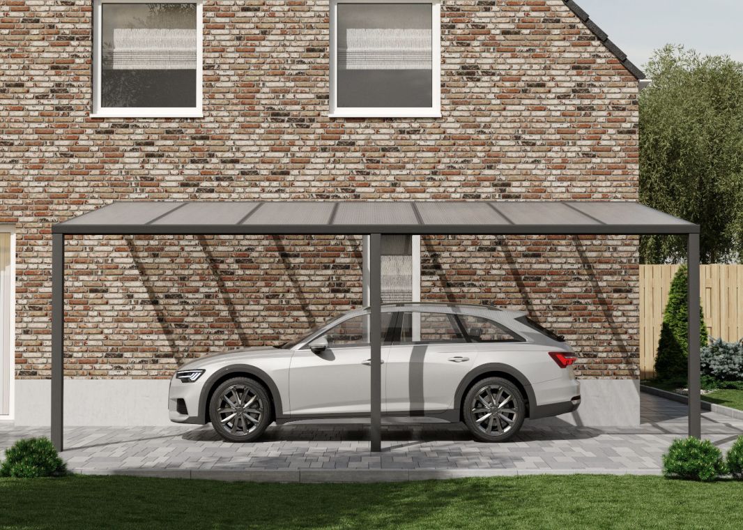 Flacher Carport - 03 flacher carport anthrazit 7000x3555 verasol - fl-carport-7000x3555-ant