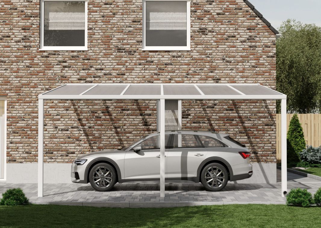 Flacher Carport - 03 flacher carport weiss 6000x4055 verasol - fl-carport-6000x4055-weiss