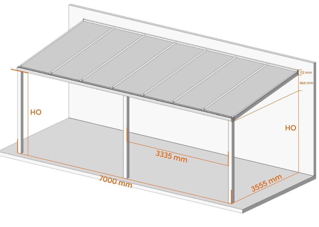 Flacher Carport - 04 flacher carport 7000 verasol - fl-carport-7000x3555-ant