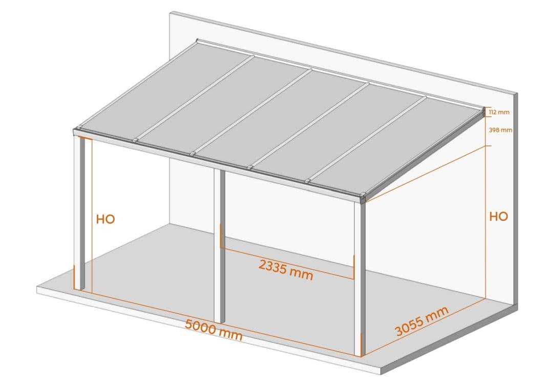 Flacher Carport - 06 flacher carport anthrazit 5000 verasol 3 - fl-carport-5000x4055-ant