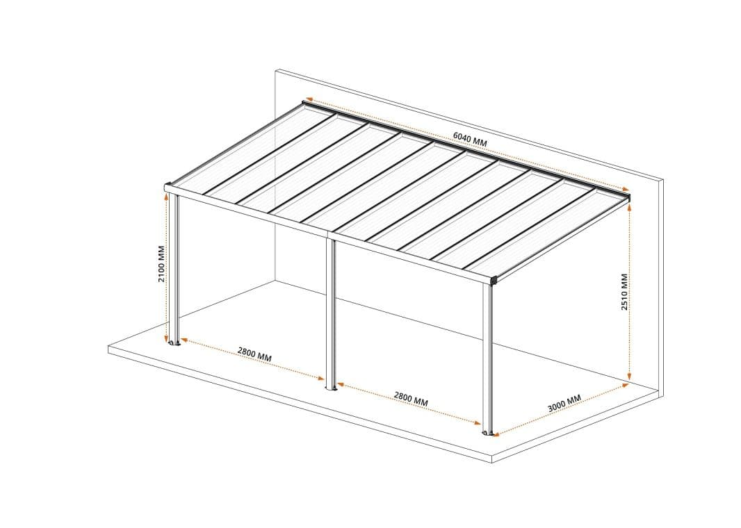 Smartline DIY Überdachung - 07 smartline diy anthrazit 604x300 verasol - CL6030.609